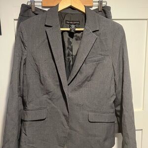 New York & Company Charcoal Skirt Suit